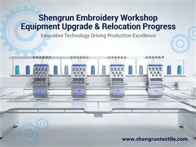Shengrun Nakış Atölyesi Ekipman Yükseltme ve Yer Değiştirmeyi Geliştiriyor